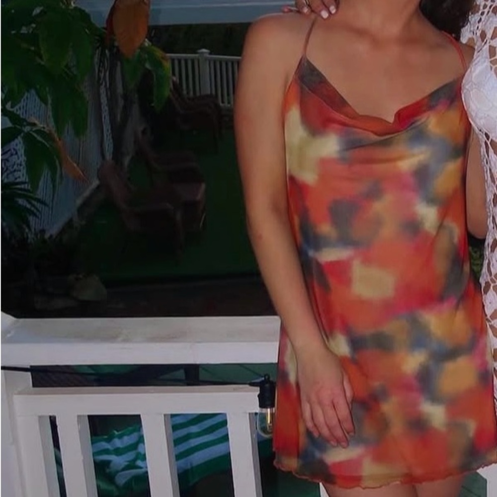 Multicolor Sleeveless Dress